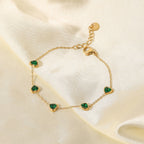 Clementine Heart Bracelet