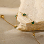 Clementine Heart Bracelet