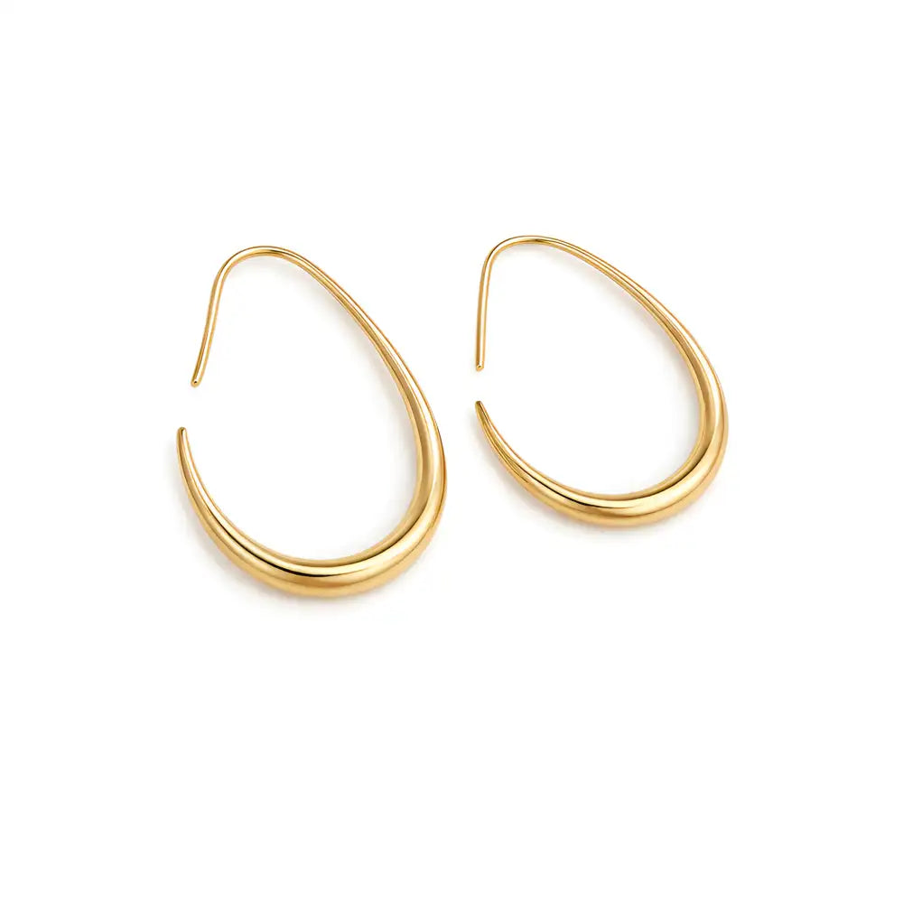 Sculpt Oval Earrings