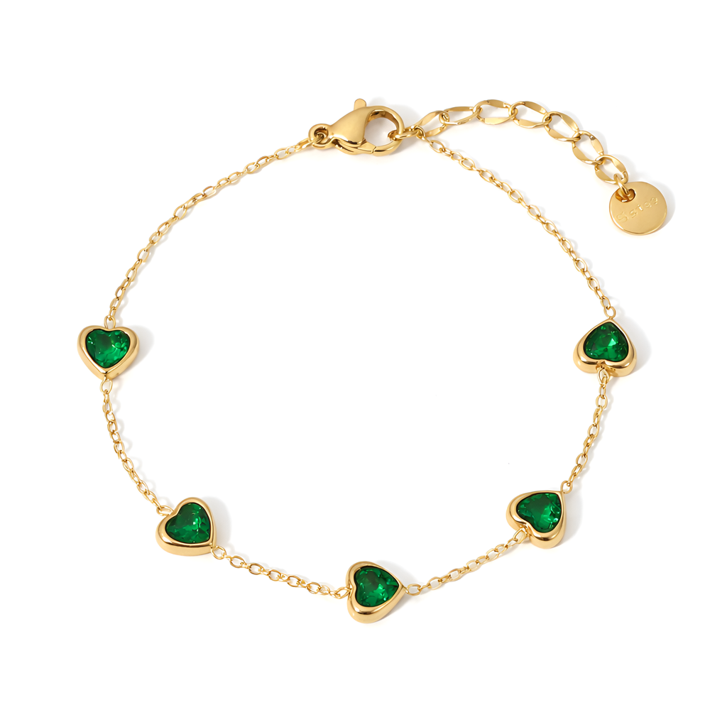 Clementine Heart Bracelet