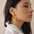 Maribel Flower Drop Earrings