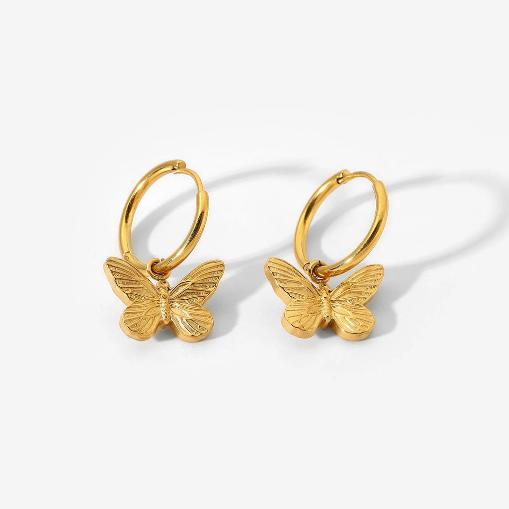Butterfly Drop Earrings