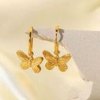 Butterfly Drop Earrings