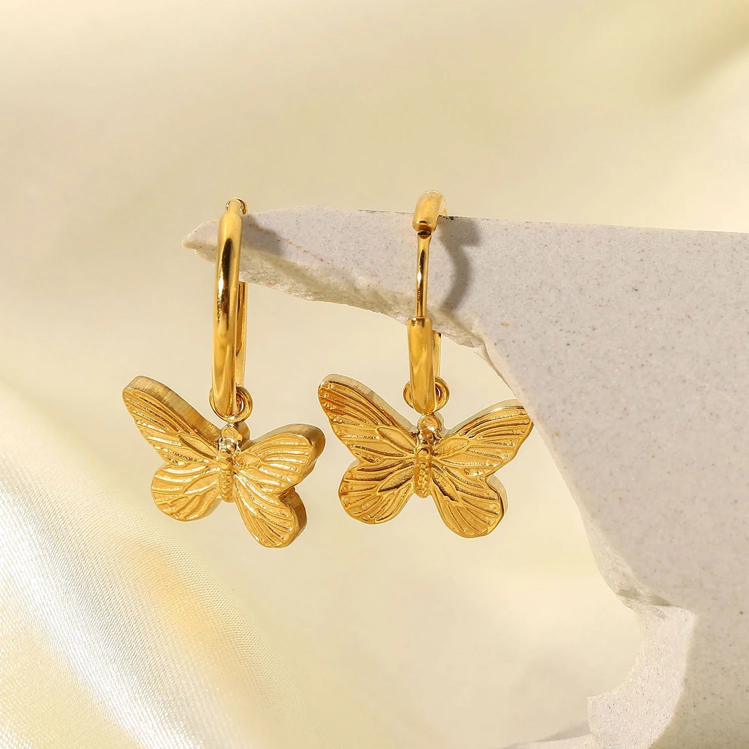 Butterfly Drop Earrings