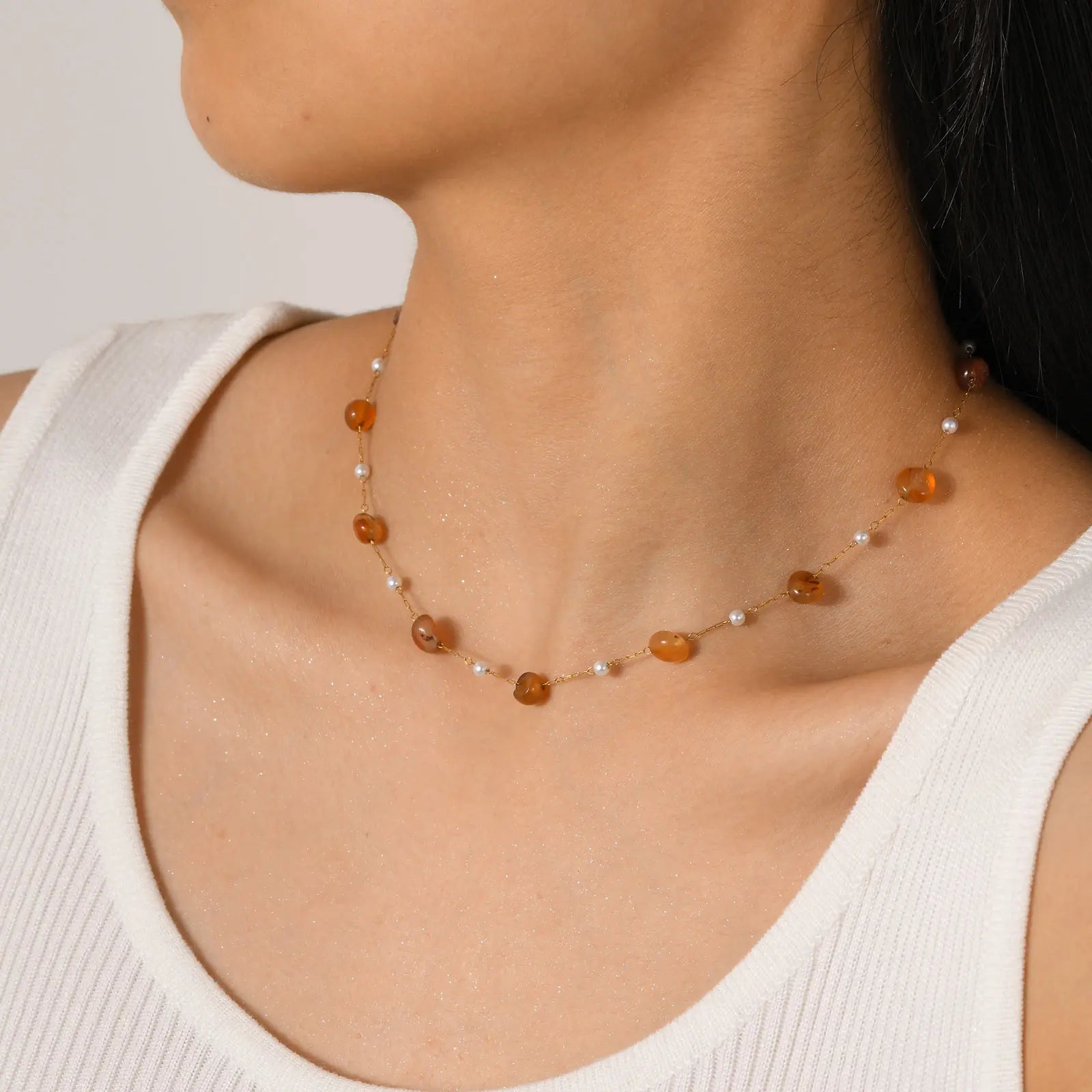 Jade Pearl Necklace