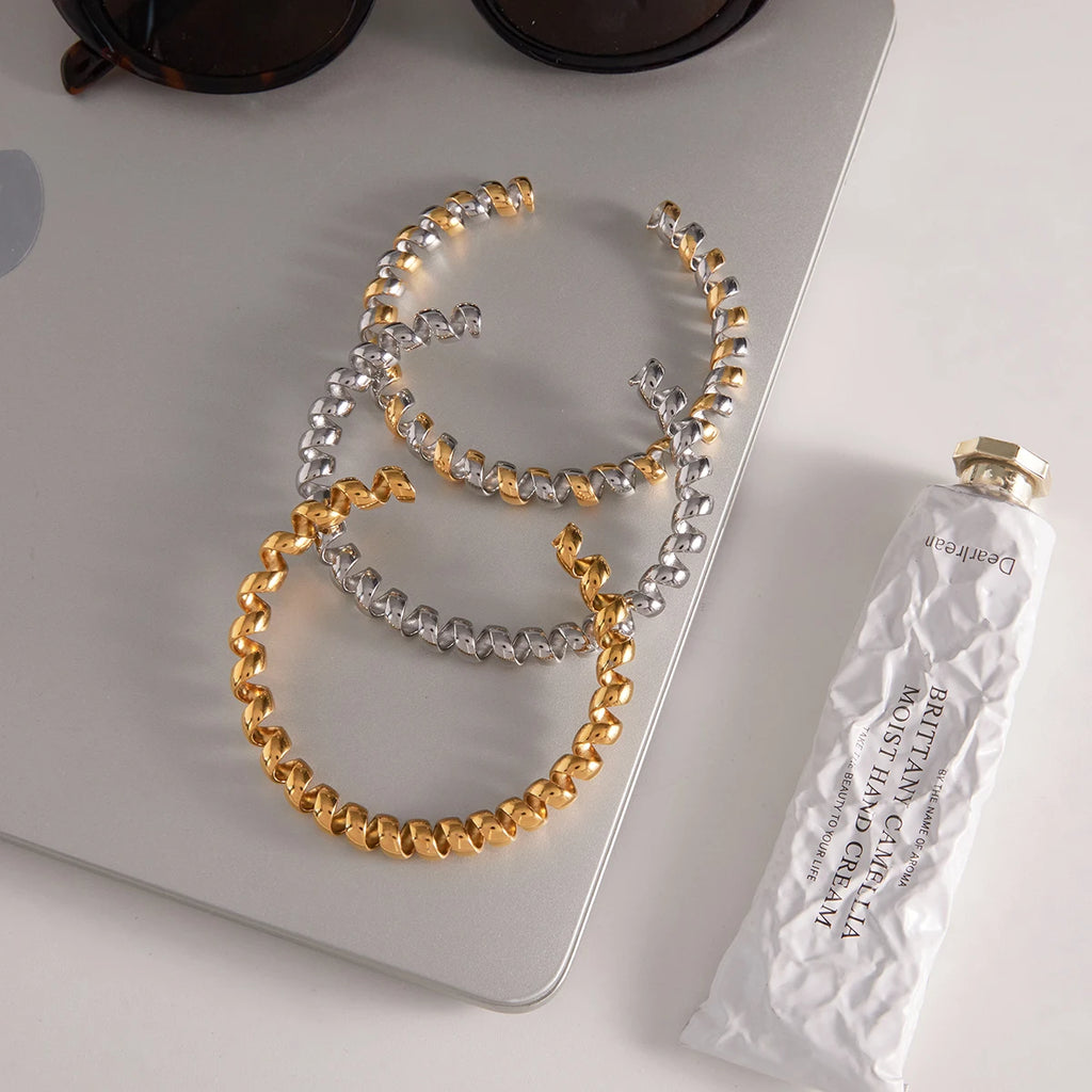 Spiral Link Bangles