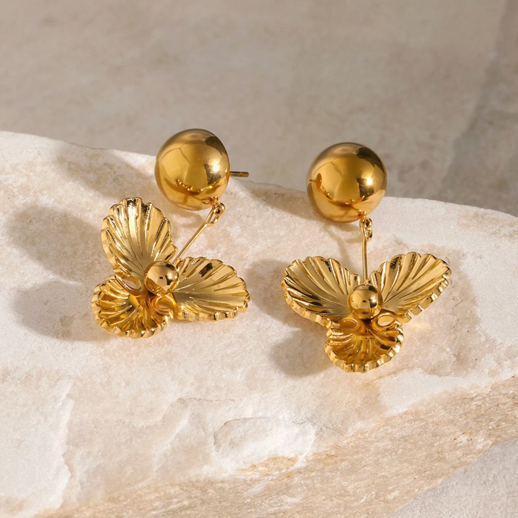 Maribel Flower Drop Earrings