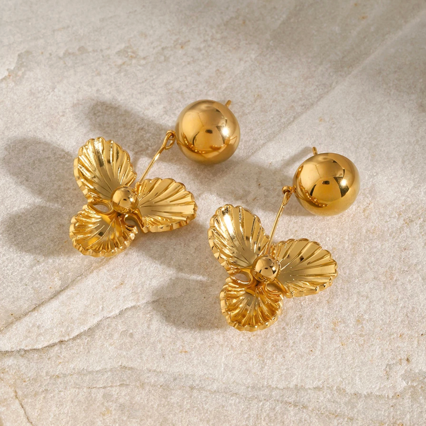 Maribel Flower Drop Earrings