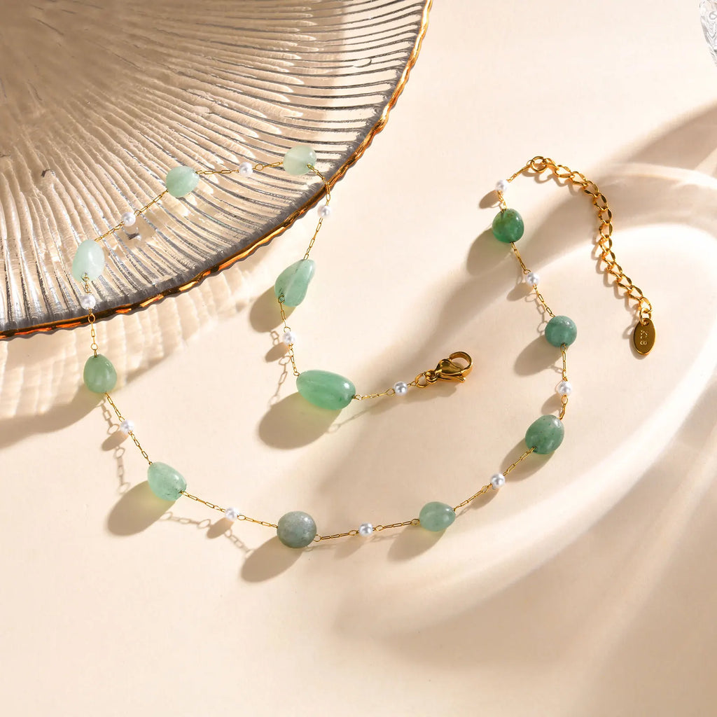 Jade Pearl Necklace