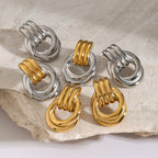 Linked Hoop Earrings