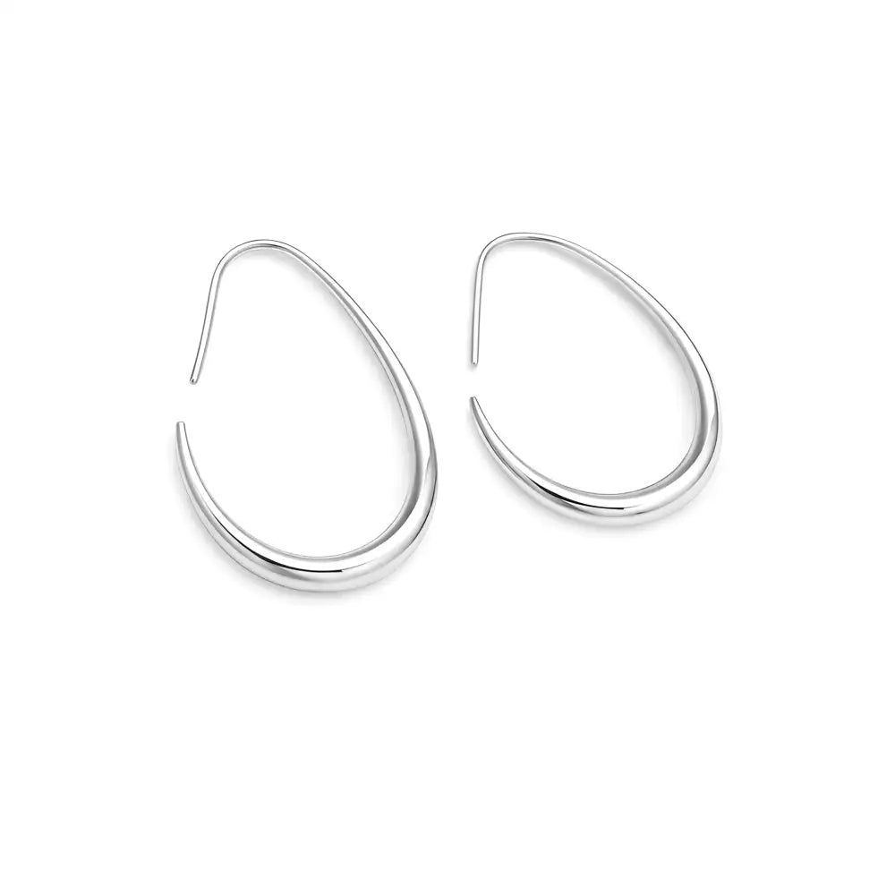 Sculpt Oval Earrings