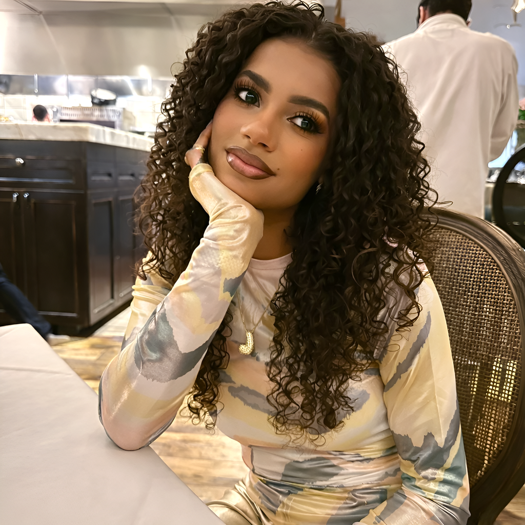 Arna Bubble Initial Necklace