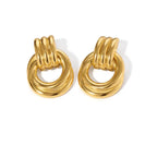 Linked Hoop Earrings